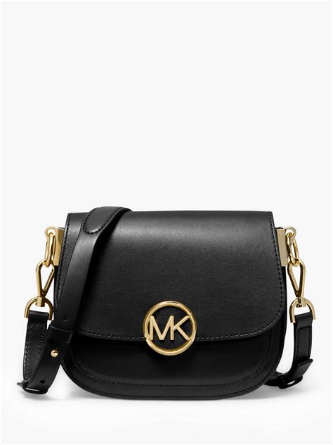 michael kors saddle bag black